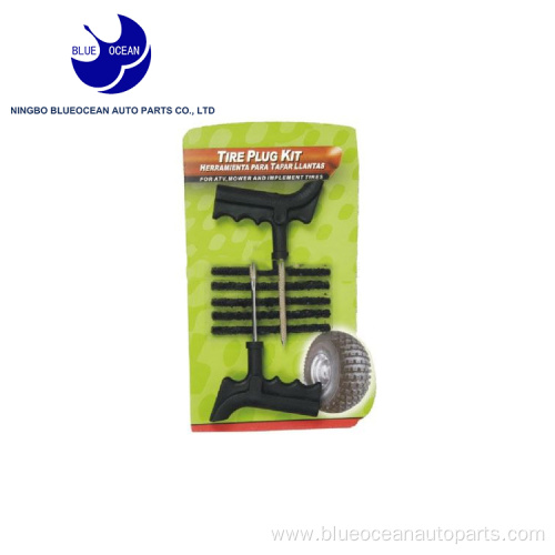 duty tubeless tire repair tool set for car